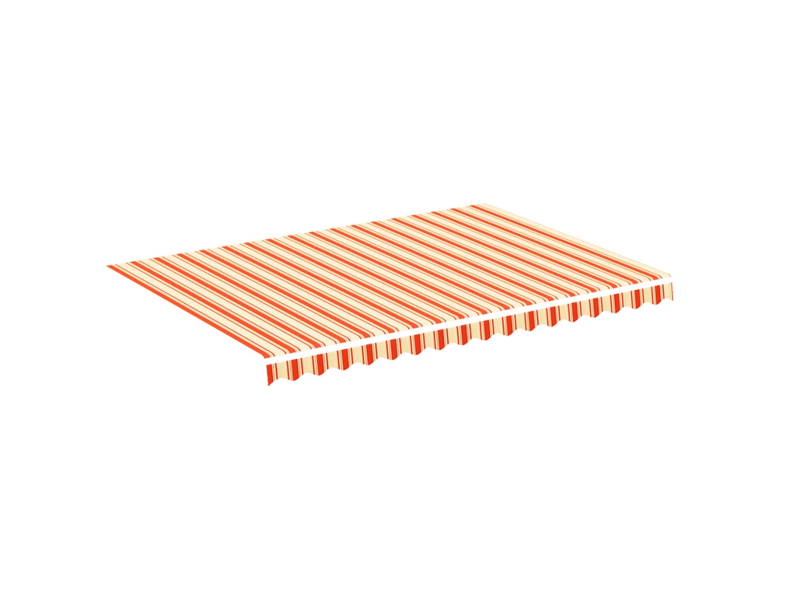 Maison Exclusive - Tela De Repuesto Para Toldo Amarillo Y Naranja 3,5x2,5 M