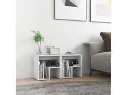 Mesitas de Noche LOVELY HOME Mesinha 2 Pcs 40X30X40 Cm Contraplacado Branco