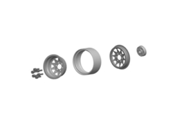 Buje Beadlock De Aleación De Aluminio De 2,2 Pulgadas, 4 Piezas Para Coches De Control Remoto Trax4 Scx10 90046 Axi03007 Redcat Gen8 1/10