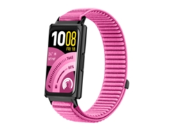 Bracelete Para Huawei Band 11/band 11 Pro Bracelete De Nylon Trançado Rosa Claro Gertiz