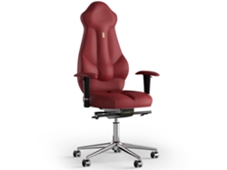 Silla de Escritorio Ergonomica KULIK Imperial PU Cuero (Rojo -130x50x50cm)