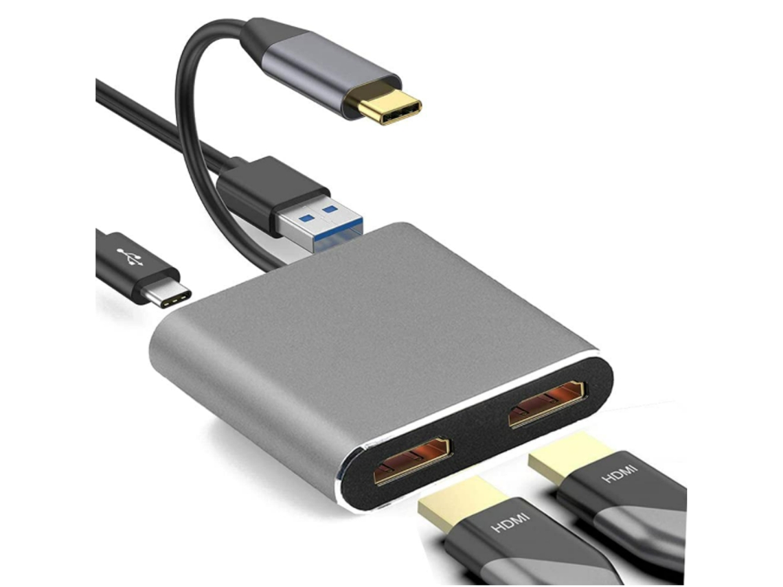Anker Adaptador USB C a HDMI (@60Hz), 310 USB-C (HDMI 4K), aluminio,  portátil, para MacBook Pro, Air, iPad pROPixelbook, XPS, Galaxy y más