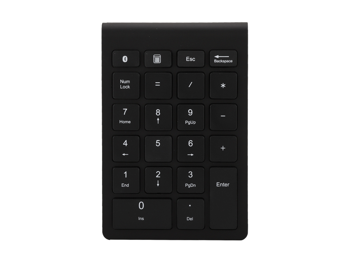 Teclado Numérico Inalámbrico Mini Bt304 Con 22 Teclas, Bluetooth 5.0, Compatible Con Android, Windows Y Mac Os.