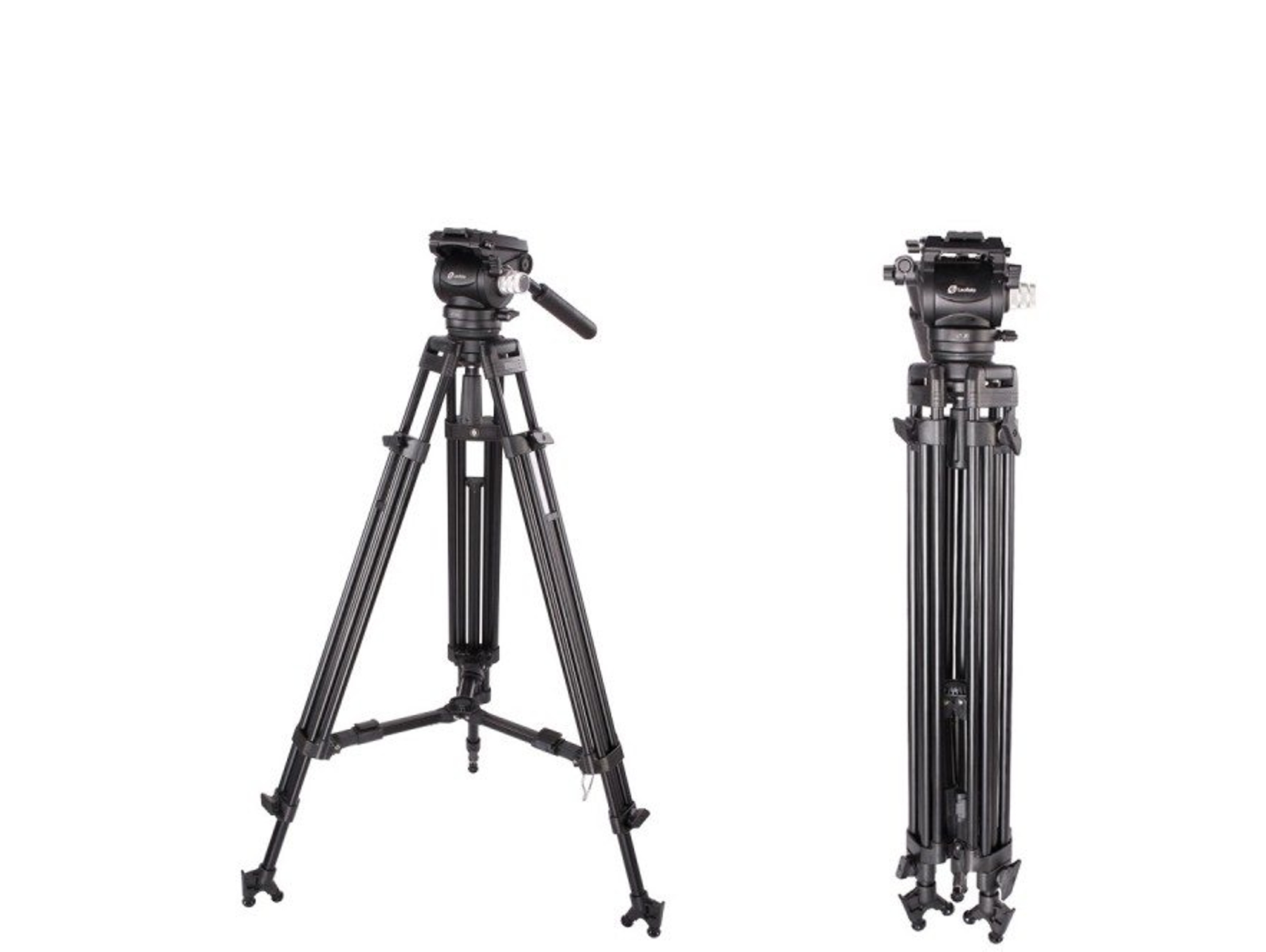 Trípode LEOFOTO VT-10+LF-60 (3D Pan & Tilt - Altura Máxima: 145 cm - Aluminio)