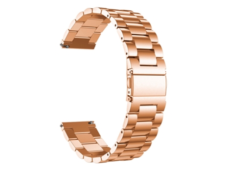 Correa de acero inoxidable 3 perlas flexibles para Samsung Galaxy Watch4 Classic 46mm/Classic 42mm/44mm/40mm - oro rosa