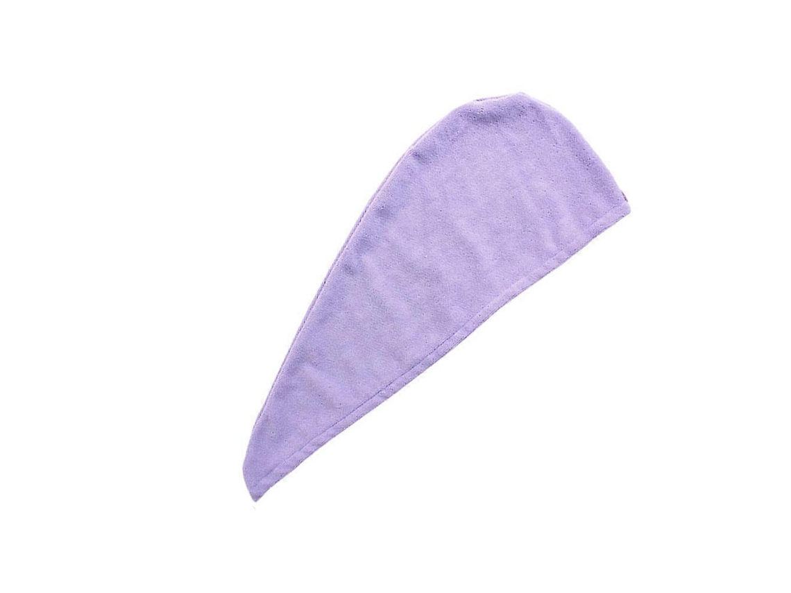 Gorro de secado rápido, morado, 60 x 25 cm, microfibra absorbente, paquete de 2. Nostalgia88