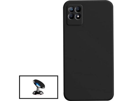 Kit Carcasa + Soporte Realme Narzo 50i GIFT4ME Negro