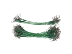 100 Unidades De Líder De Pesca Con Eslabón Giratorio Y Anzuelo, Acero Anticorrosión, Para Pesca En Agua Salada, 15 Cm, Accesorios De Pesca