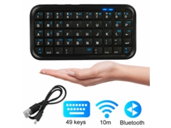 Mini teclado inalámbrico Bluetooth de 49 teclas, Bluetooth 3.0 para Xbox, teléfono y PC - Zeuxo