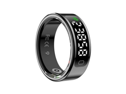 Anillo Inteligente R11C (Qring), Monitor De Salud Resistente Al Agua Con Pantalla (Color Lata, 7#) EIFSON