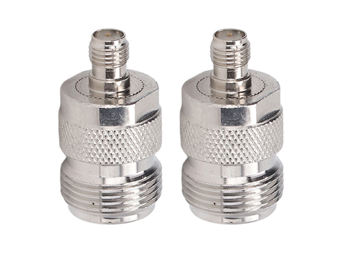 2 Adaptadores De Conector Hembra N A Hembra Sma Para Cable Coaxial Rf Y Accesorios De Audio Doméstico