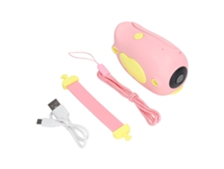 Ats-cámara Digital Para Niños 2in Tft Cámara De Video Mini Dv Multifuncional Juguete Educatsivo Rosa