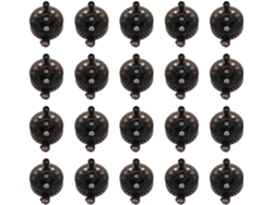 20x Moulinets En Plastique Pour La Peche Sur Glace Attirail De Mouche Accessoires Roue Ronde