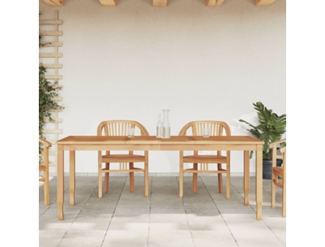 MAISON EXCLUSIVE Mesa de comedor de jardín madera maciza de teca 200x90x75 cm