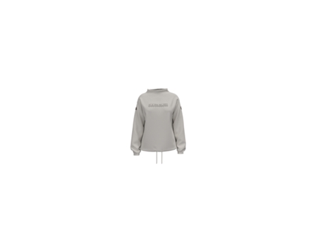 Camiseta de Mujer NAPAPIJRI Cuello Teide Beige (L)