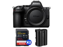 Nikon Z5 Ii + 2 Sandisk 512gb Extreme Pro Uhs-ii Sdxc + Nikon En-el15c + Ebook “20 Consejos Para Fotos Que Impactan”