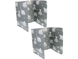Protector contra salpicaduras de aceite de cocina, juego de 2 piezas, tabla de cortar de aluminio plegable Resi Gokoco