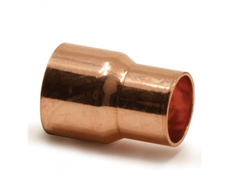 Accesorio de Tubería Recto Manguito Conector de Cobre para Soldadura 28x18 mm Instalación de Agua