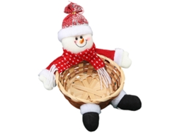Cesta de dulces navideños, almacenamiento para fiestas navideñas TRUYUETY