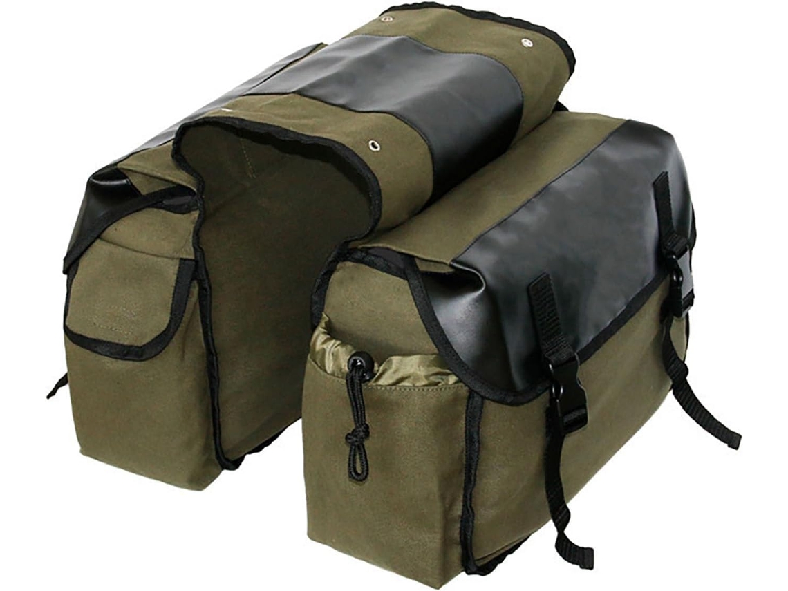 Sacs Latéraux De Cyclisme En Toile Élégants Grande Capacity Pour Les Déplacements À Vélo, Selle
