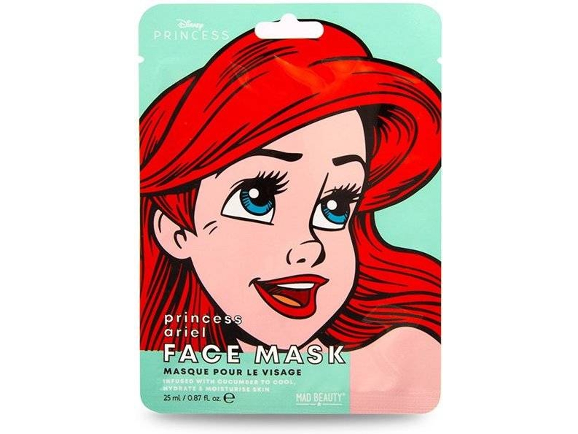 Mascarilla Facial Ariel - Princesas Disney