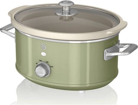 Robot de Cocina Slow Cooker SWAN SF17021GN (3,5 L)