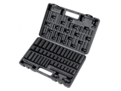 Kit De Dados De Impacto 3/8\" 44 Piezas Métricas Y Sae Tekmaquinas