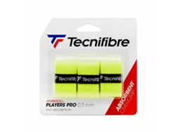 Overgrip De Tenis Tecnifibre Players Pro Neon Amarillo 3 Unidades