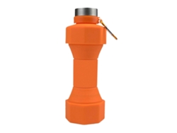 Botella De Agua Deportiva Plegable De 650 Ml, Formato Moderno, Silicona De Grado Alimenticio, Roja Rosewell