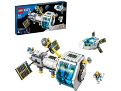 LEGO City: Estação Espacial Lunar – kit de construção para crianças a partir dos 6 anos, com 5 minifiguras de astronautas (500 peças)
