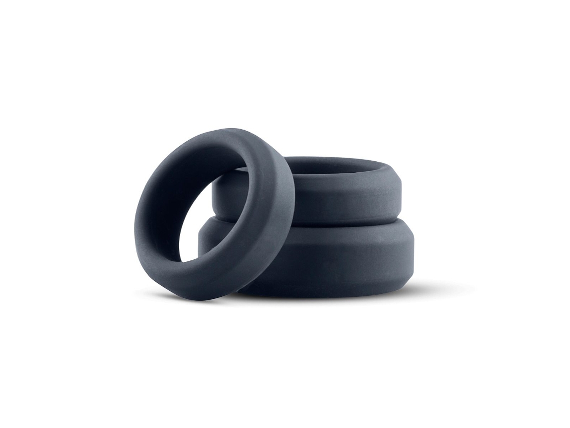 Conjuto de 3 anillos Boners (aros planos) BONERS