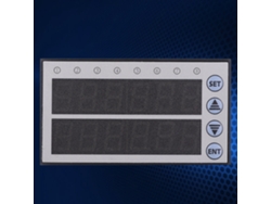 Pantalla De Texto Plc Con 2 Grupos De 6 Dígitos Y 8 Indicadores Led Dc3.3-5v