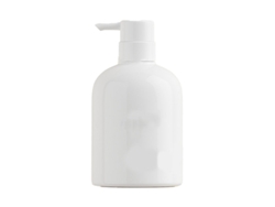 Dispensador De Champú De Plástico De 500 Ml Con Bomba Para Decoración De Baño, Blanco