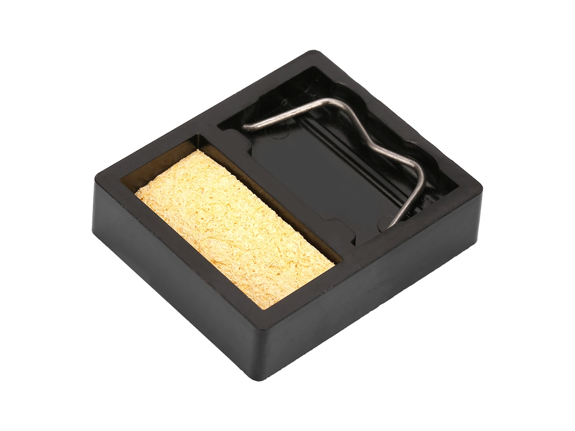 Base De Soporte Para Soldador Eléctrico Mini Com Esponja Resistente A Altas Temperaturas Até 600℃