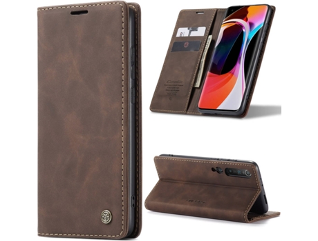 Carcasa Xiaomi Mi 10 Pro Livro Caseme Elite Marrón