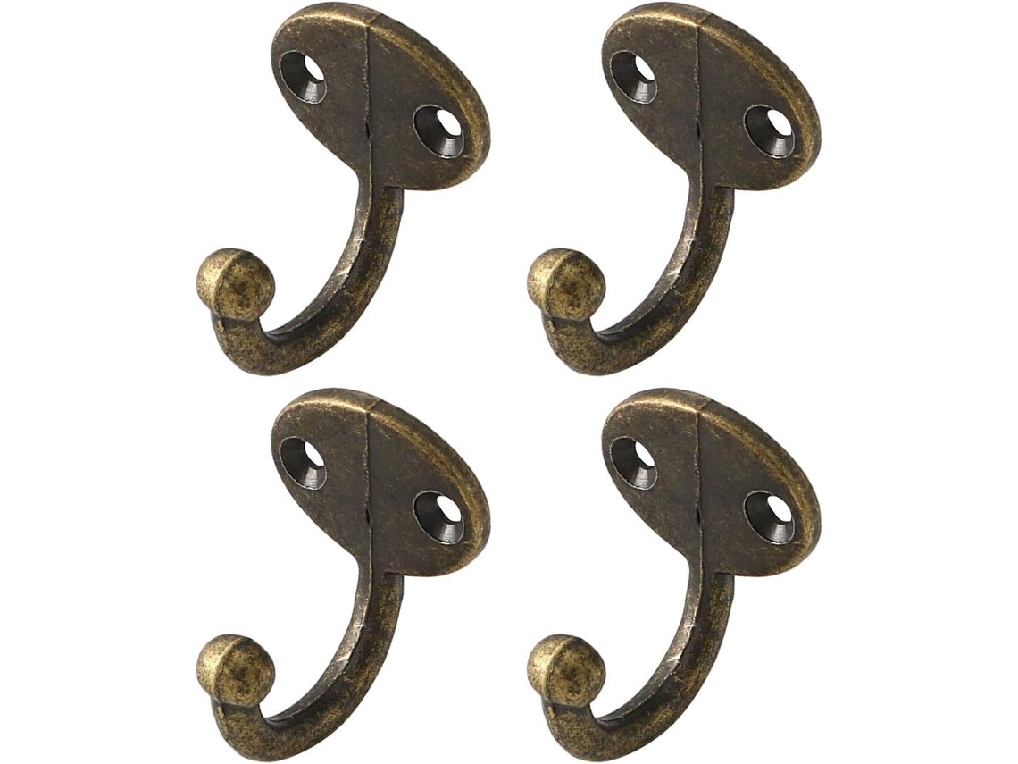 Ganchos de pared CHABERLU de aleación de zinc, estilo vintage, para abrigos y toallas.