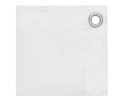 Mampara de balcón 120x600 cm Tela Oxford blanca Wsd932617 Lovely Home