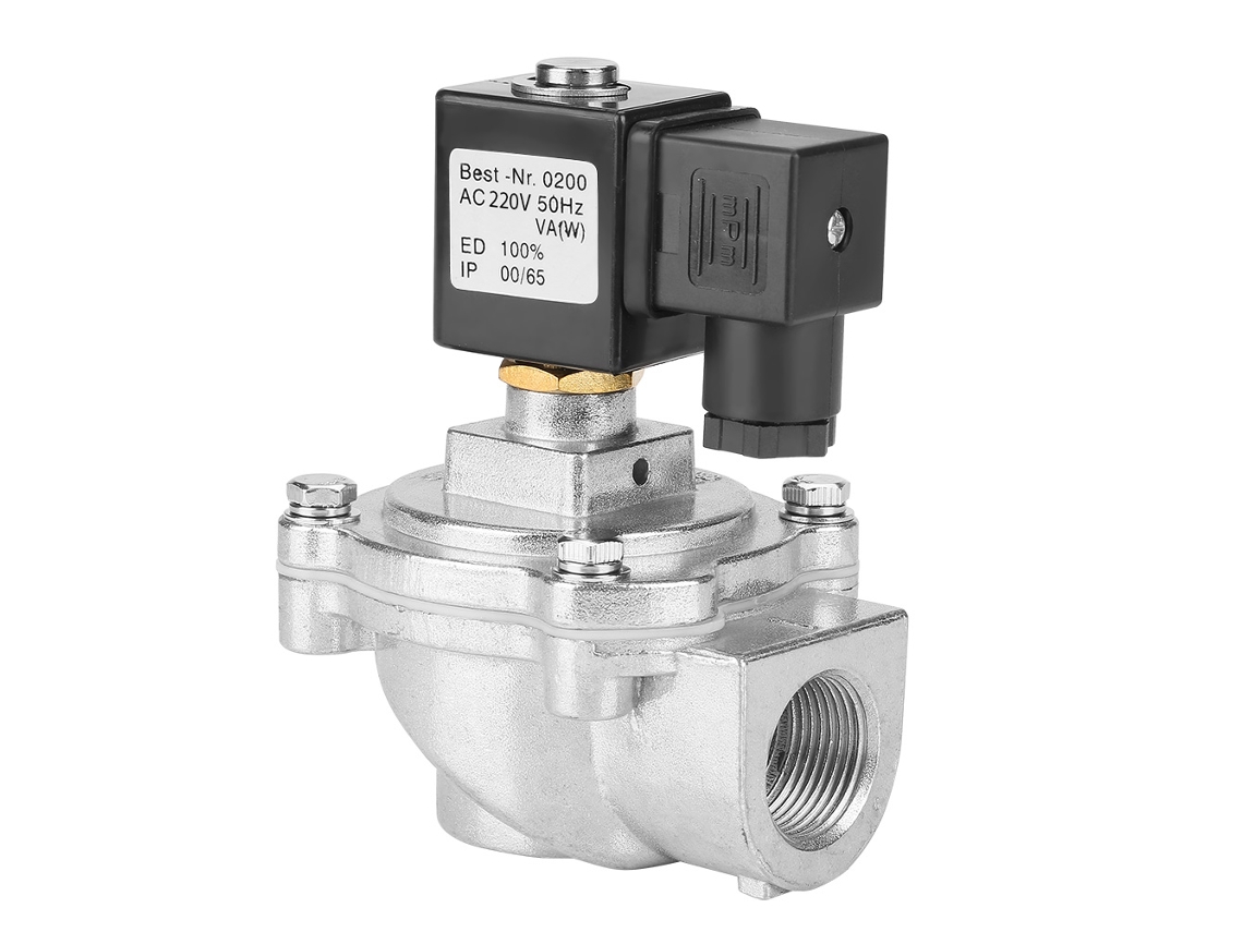 2026velora-válvula Solenoide De Pulso De Ángulo Recto 2 Vías G3/4'' Dmf-z-20 Ca 220v