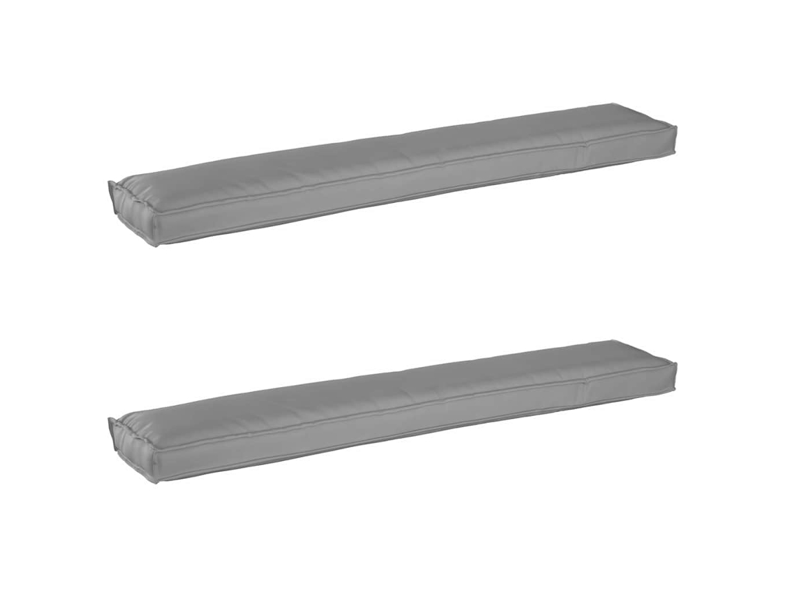 Juego de 2 cojines Palette, gris, 200x40x8cm, HARLANV1