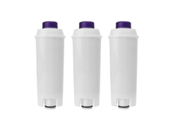 3 filtros de agua de repuesto para cafetera en ABS para cafetera Delonghi DLSC002 (otros modelos)