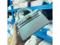 2026-bolso De Cuero Para Mujer Mini Kelly De Segunda Generación Con Cierre Y Correa De Hombro