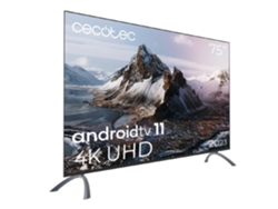 Televisor LED Cecotec de 75"