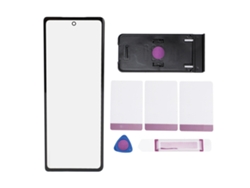 Kit De Reparación De Pantalla De Cristal Frontal Externa Para Galaxy Z Fold 2 5g F916 Con Soporte Y Herramientas.