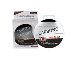 Línea de pesca de perfluorocarbono de 300 m con líder de fibra de carbono monofilamento japonés 100. Mdug (0,50 mm)