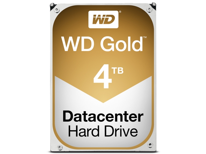 Disco HDD Interno WESTERN DIGITAL Gold (4 TB - SATA - 7200 RPM)