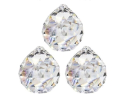 Juego de bolas de cristal - Bolas de cristal arcoíris de 30 mm para decoración de ventanas y Feng Shui