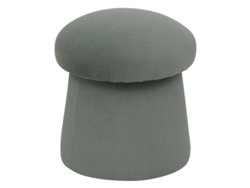 Puf Poliéster gris 40x37x37cm MUEMUE