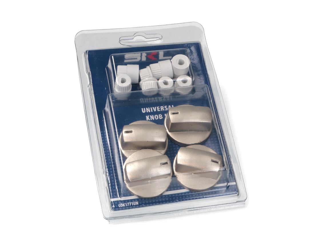 Tirador De Cocina Con Adaptadores - Kit Dourado Con 4 Piezas Placa De Gas Cok1771un