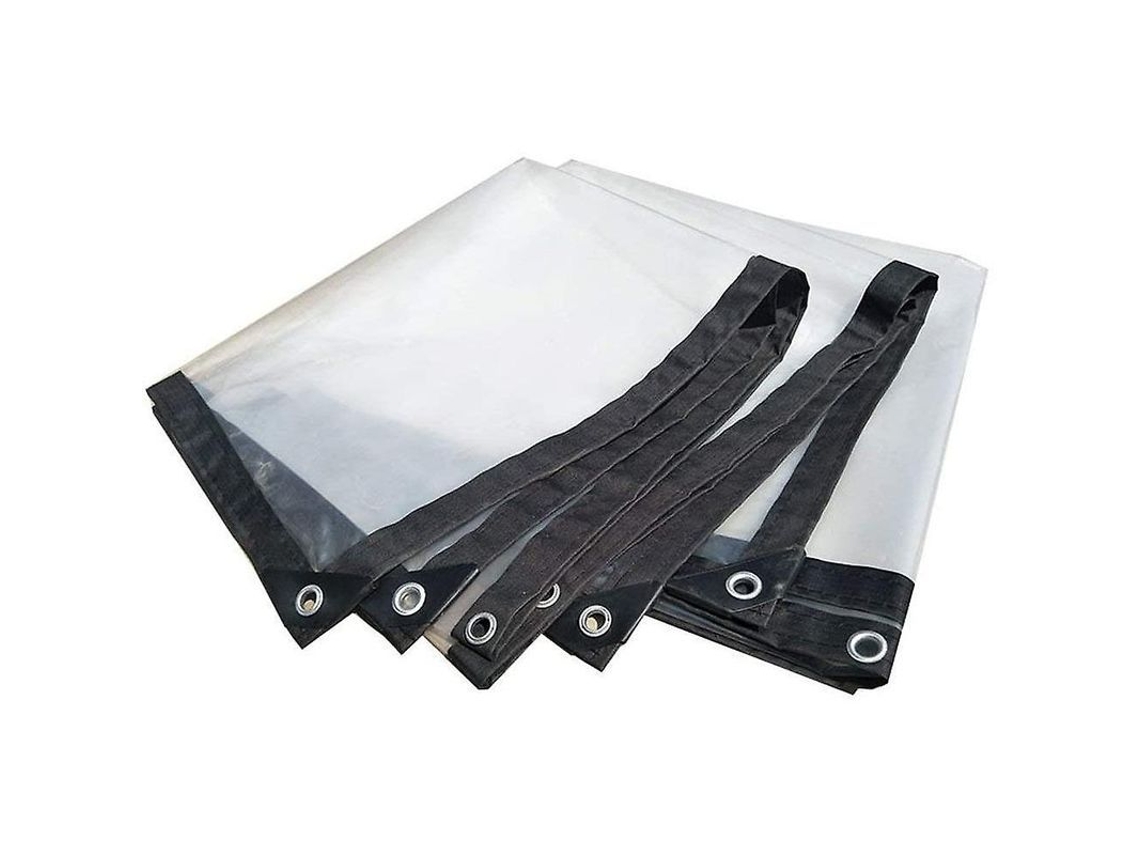 Lona Impermeable Transparente 2025 Con Ojales Para Enrollar, Lona Protectora, 2x3 M Para Jardines Y Animales.