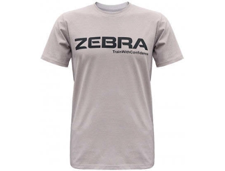 Camiseta de Hombre ZEBRA Algodón Gris (M)